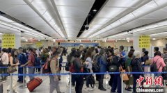 春运以来昆明机场口岸日均出入境旅客1.1万人次